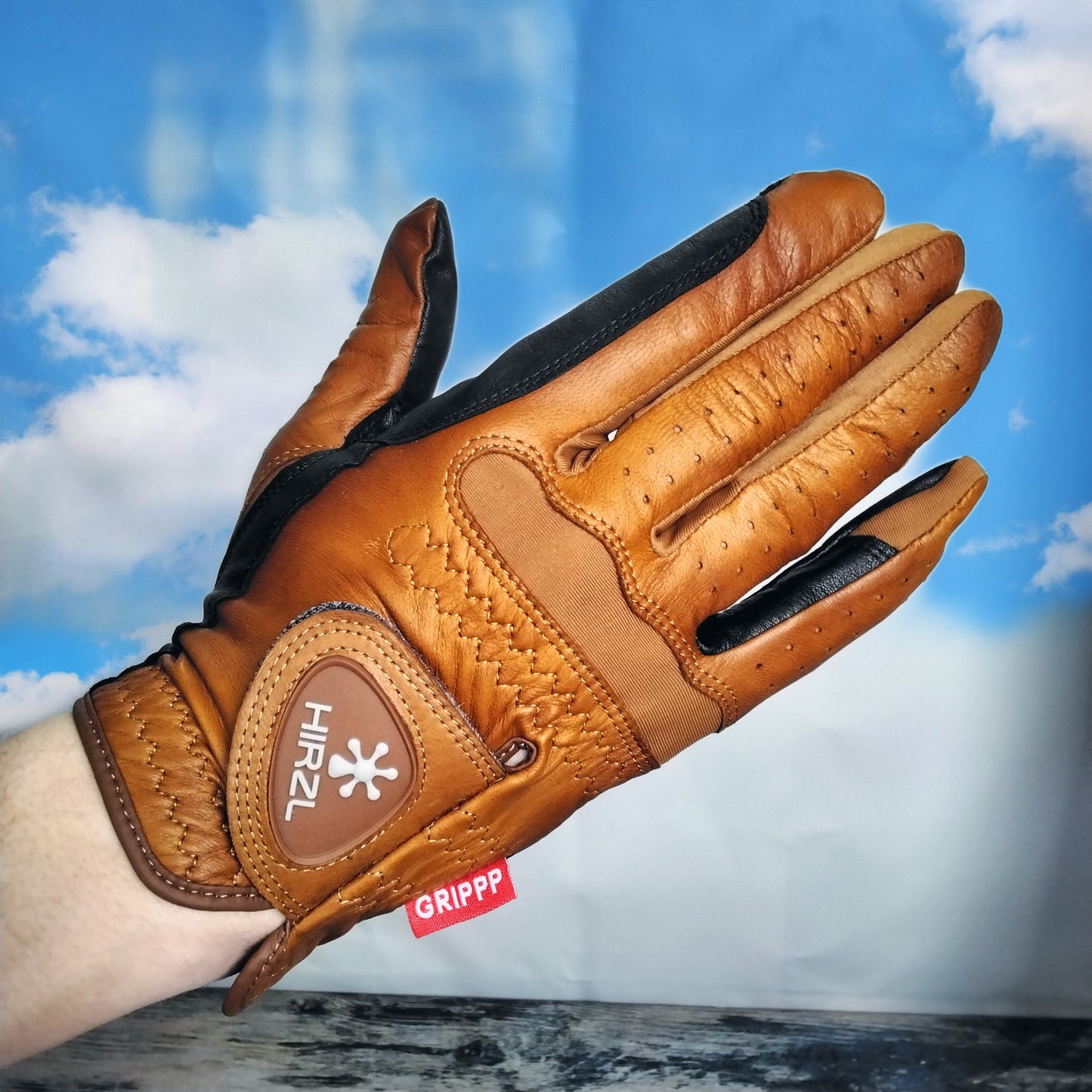 HIRZL High Performance Equestrian Gloves GRIPPP ELITE Brown