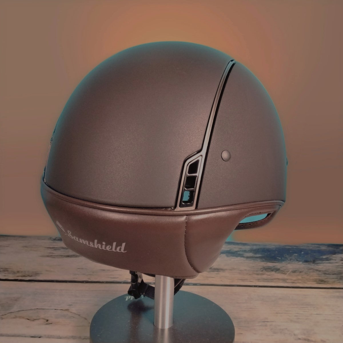 Samshield Reithelm "Shadowmatt Standard" braun Größe M (55-58 cm)