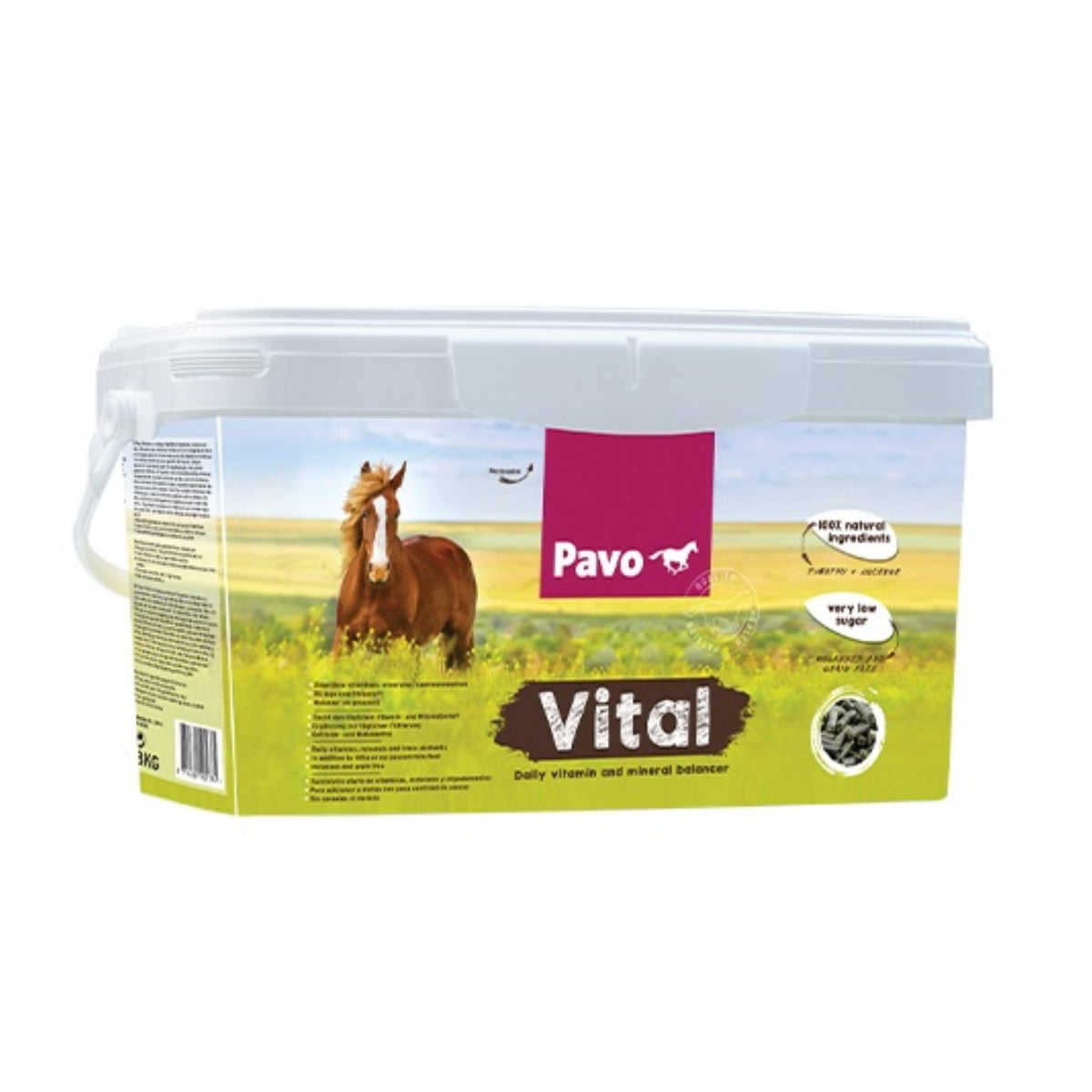 Pavo Vital - getreide-/melassefreies Mineralfutter