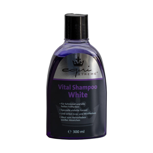 equiXTREME Vital Shampoo White - für Schimmel und helle Fellfarben