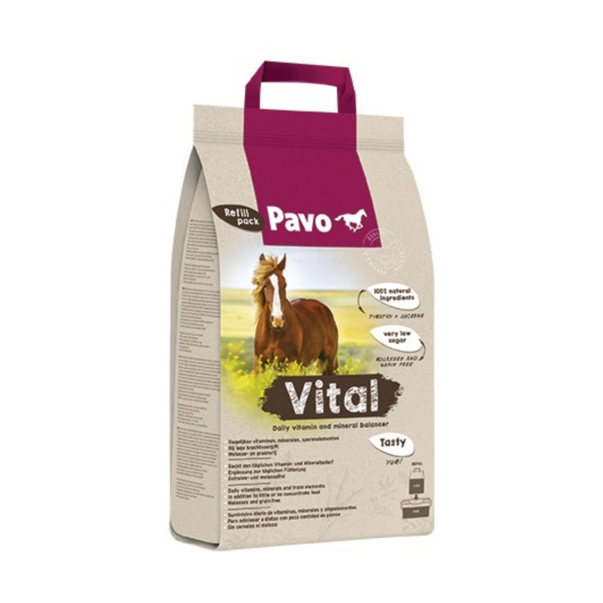 Pavo Vital - getreide-/melassefreies Mineralfutter