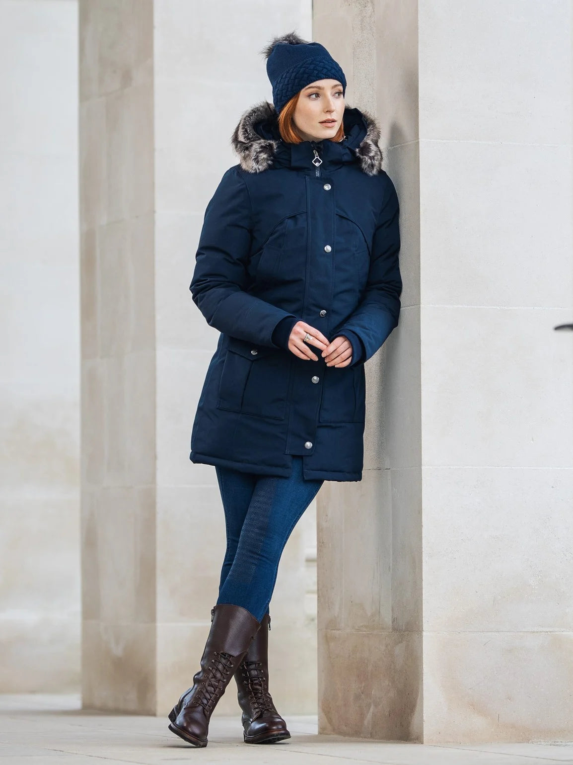 LeMieux - Jacke "LMX Storm Coat" in Navy