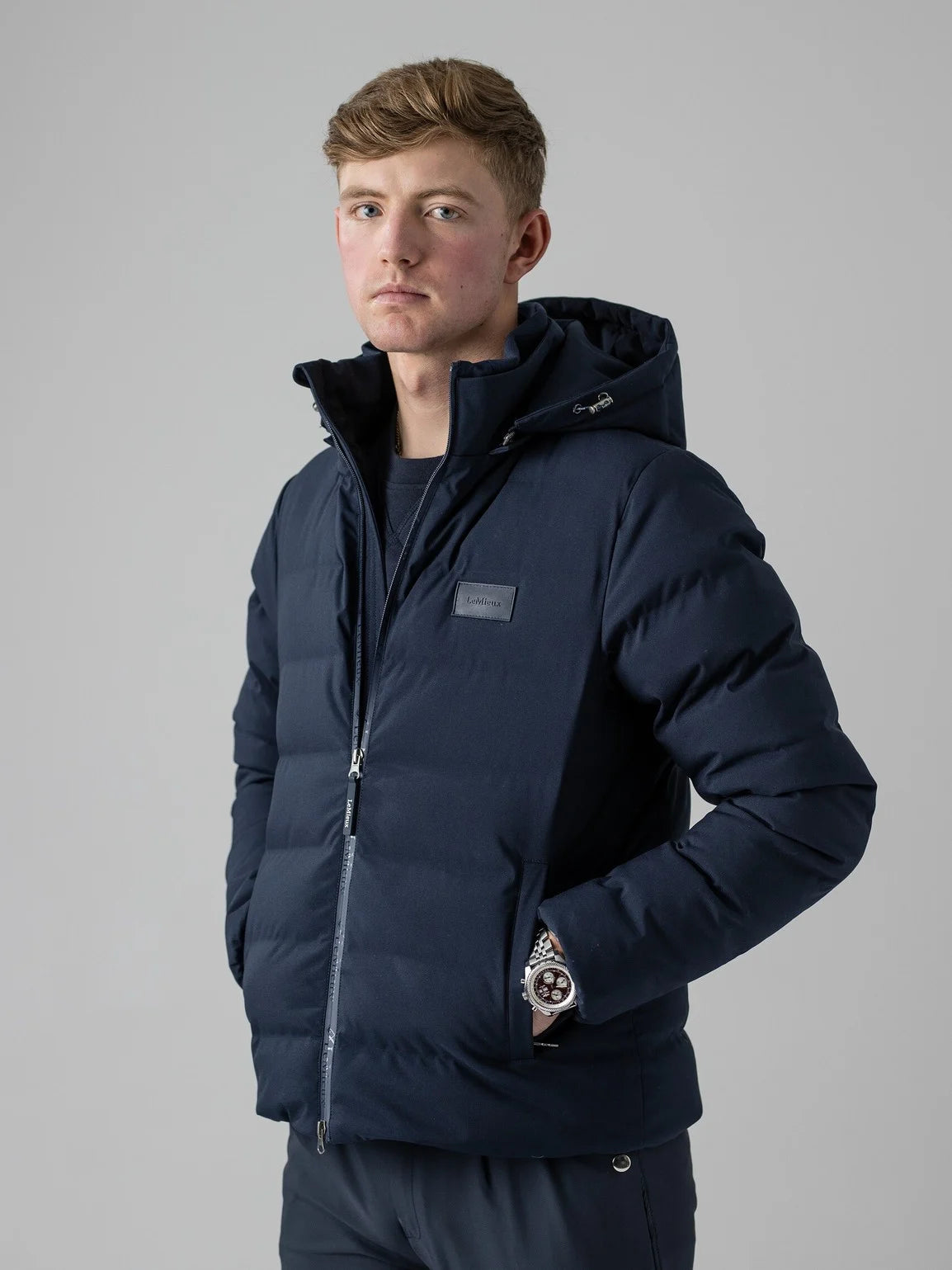 LeMieux - Herrenjacke "LMX Mens Waterproof Puffer Jacket" in Navy