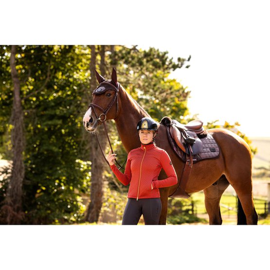 LeMieux - LMX Rhone Fly Hood Espresso Größe L/Warmblut