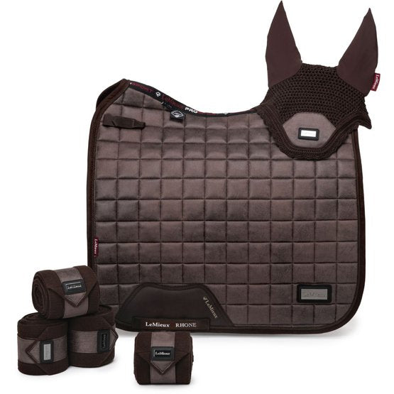 LeMieux - LMX Rhone Fly Hood Espresso Größe L/Warmblut