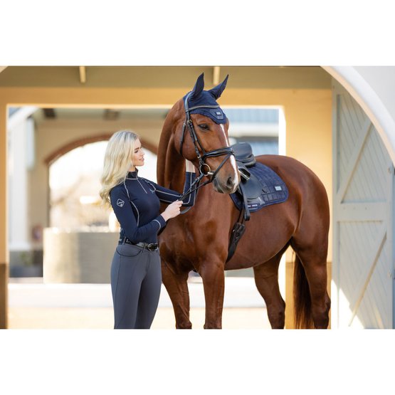 LeMieux - LMX Rhone Dressage Square Vintage Navy Größe L