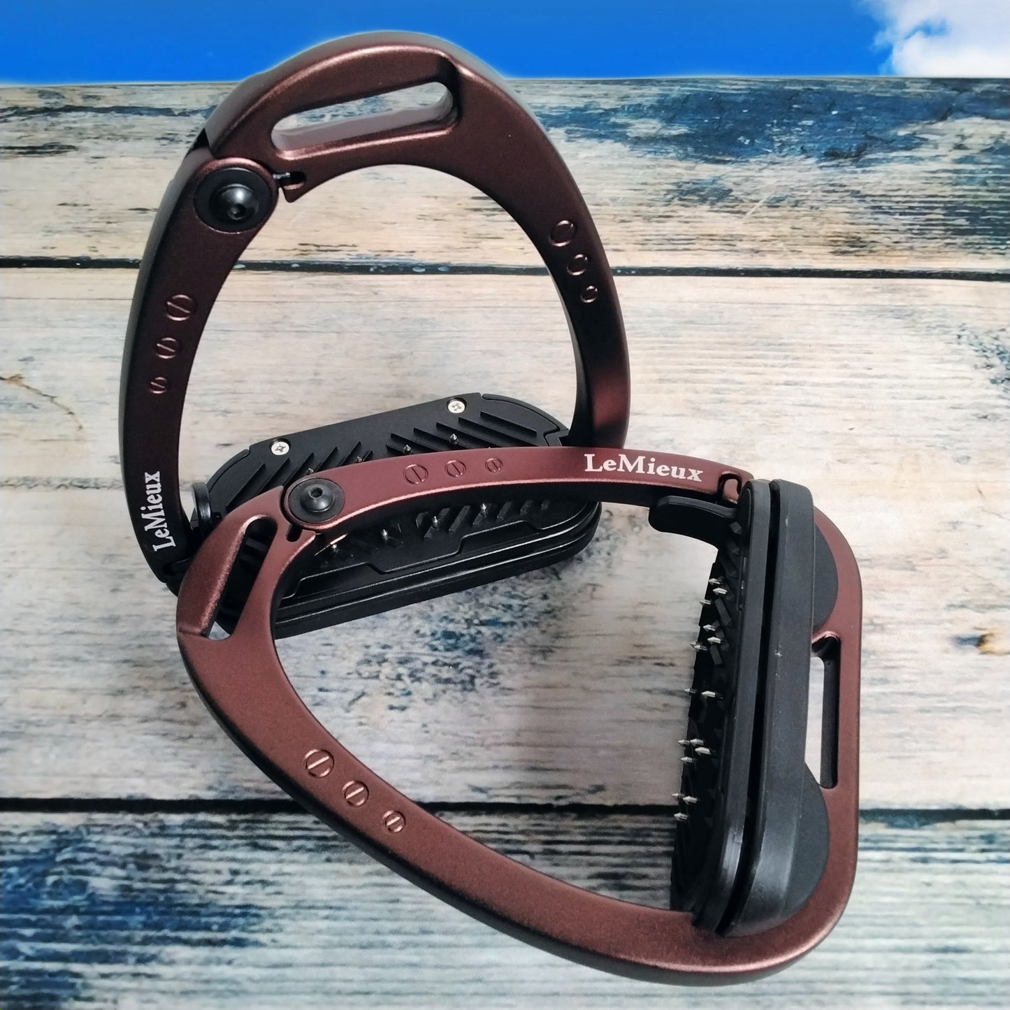 LeMieux - Sicherheitssteigbügel - LM Vector Control Stirrup Auburn/Auburn
