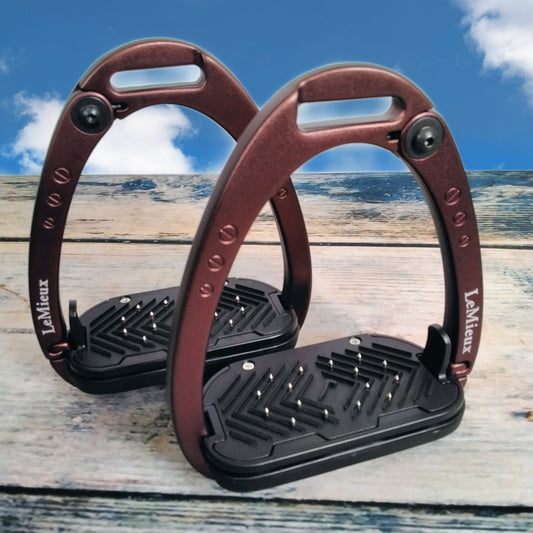 LeMieux - Sicherheitssteigbügel - LM Vector Control Stirrup Auburn/Auburn