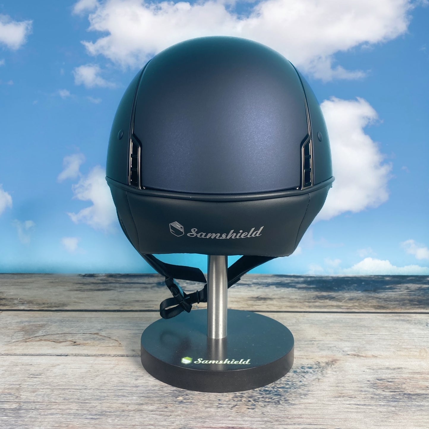 Samshield Reithelm "Shadowmatt Standard" blau Größe M (55-58 cm)