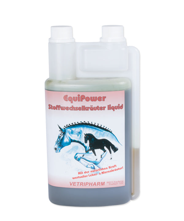 EquiPower - Stoffwechsel Kräuter Liquid kann den Stoffwechsel aktivieren