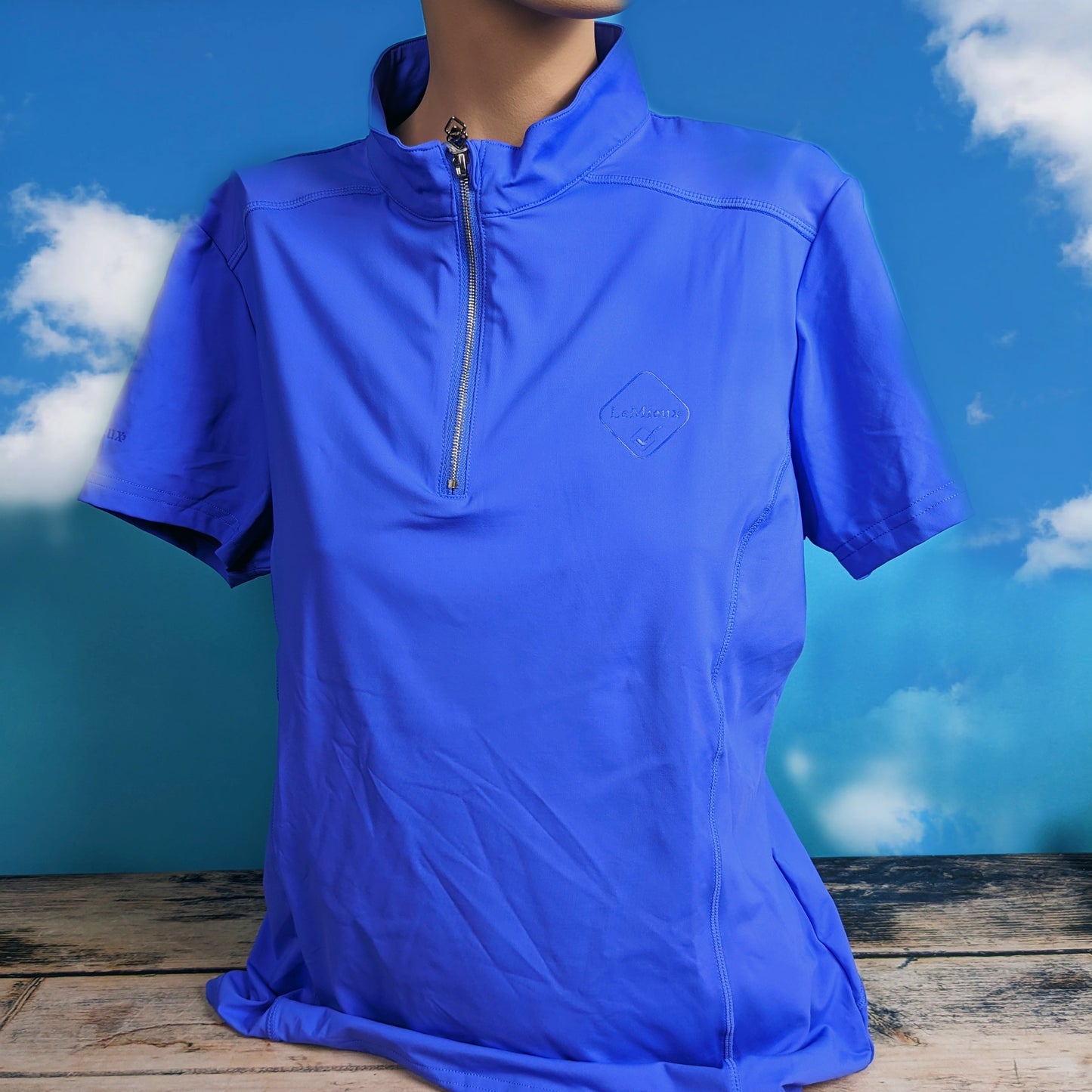 LeMieux - Activewear Short Sleeve Base Layer - Bluebell