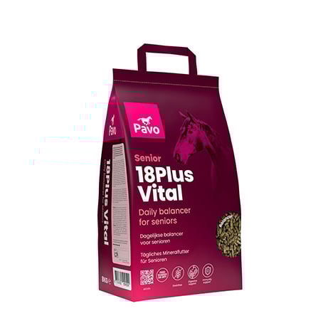 Pavo 18Plus Vital - Tägliche Vitamine, Mineralstoffe und Spurenelemente für Seniorpferde