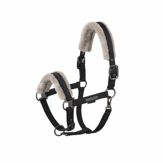 Eskadron Halfter DOUBLE PIN FAUX FUR "PLATINUM 25"