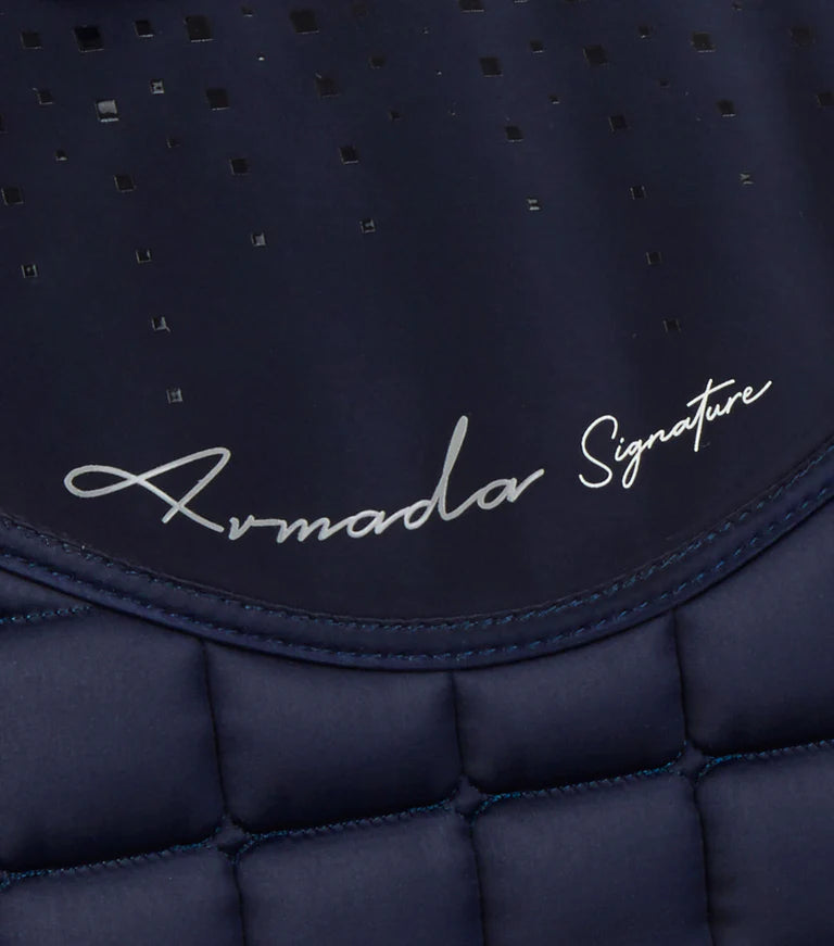 Premier Equine -Armada Close Contact Dressage Square - Navy/Full