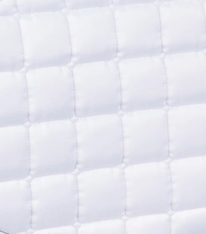 Premier Equine -Azzure Anti-Slip Satin Dressage Square - White/Full