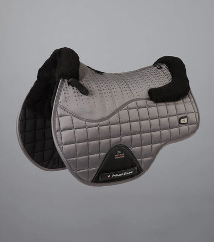 Premier Equine - Capella Close Contact Merino Wool GP/Jump Square -Grau/Schwarz/Schwarzes Fell/Full