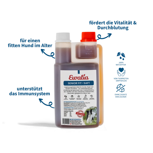 EWALIA Senior Fit - Saft für Hunde 500ml