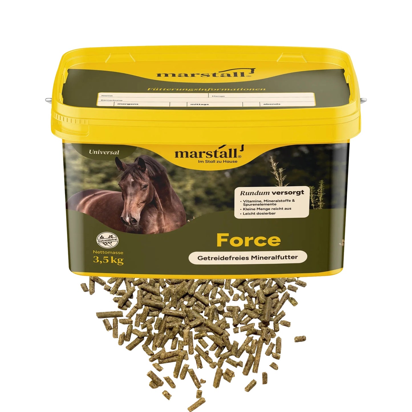 Marstall Force - Mineralfutter pelletiert ohne Getreide & Melasse