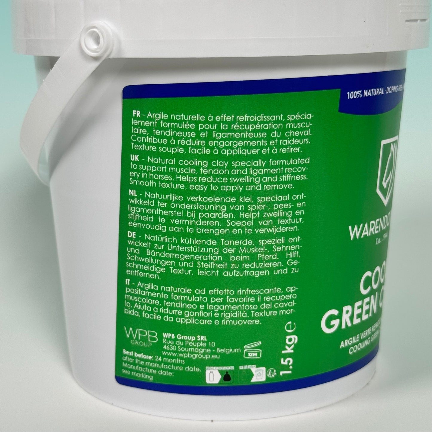EPONA Warendorfer Cool Green Clay - kühlende grüne Tonerde für Pferde