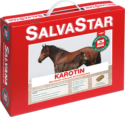 SALVASTAR KAROTIN - Beta Carotin im Pferdefutter verbessert die Fruchtbarkeit
