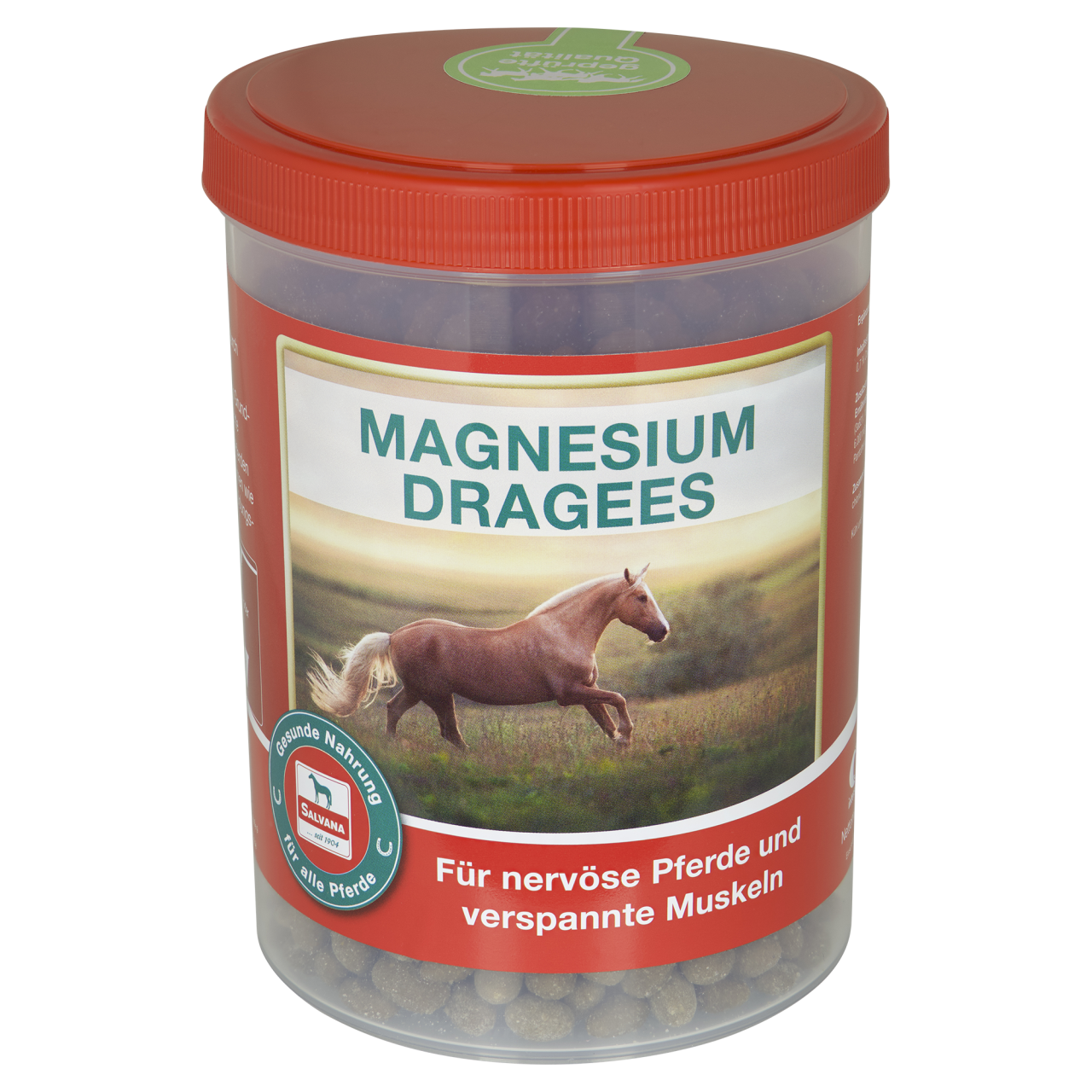 SALVANA MAGNESIUM DRAGEES - Spezialpräparat mit Magnesium für Pferde mit hohen Leistungsanforderungen und Stress