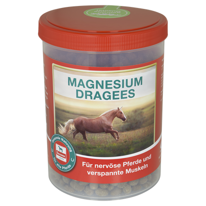 SALVANA MAGNESIUM DRAGEES - Spezialpräparat mit Magnesium für Pferde mit hohen Leistungsanforderungen und Stress