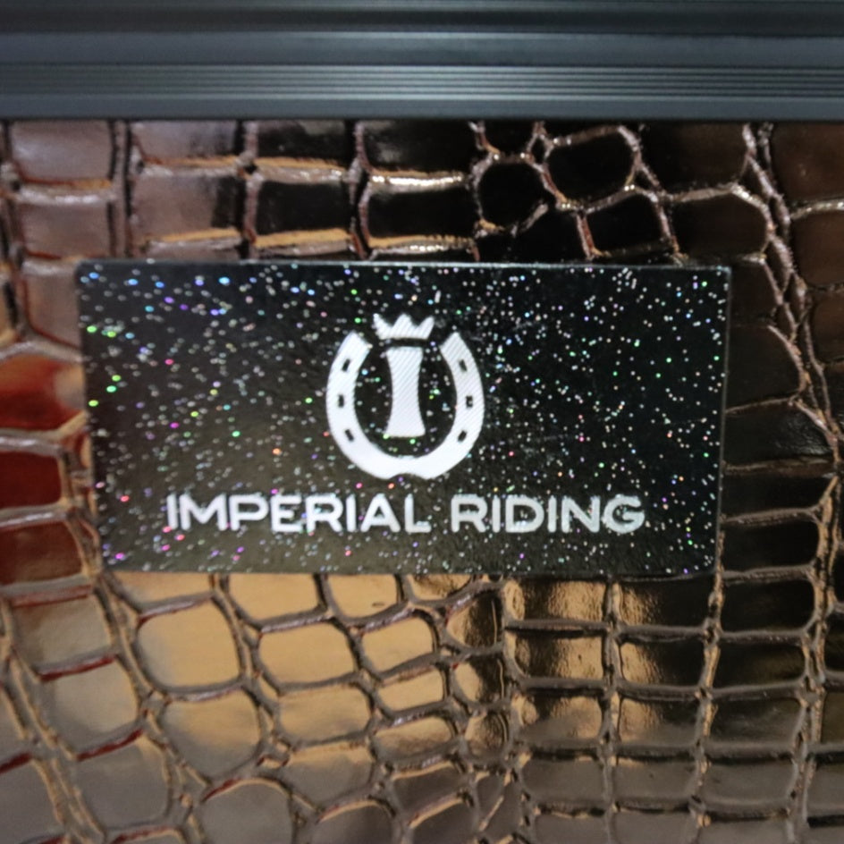 Imperial Riding - Grooming Box IRHShiny - Brown/Brown/Croco