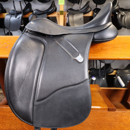 Bates Dressage + CAIR Classic Black 44cm/17,5