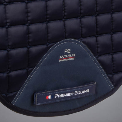 Premier Equine - Capella Close Contact Merino Wool Dressage Square - Navy/Natural Fell/Full