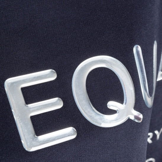 Equiline - BLAUES DAMENSWEATSHIRT MIT EIS-EFFEKT-LOGO