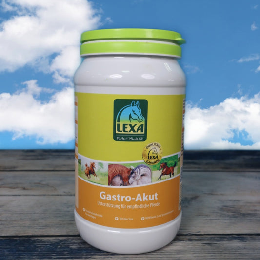 Lexa - Gastro Akut - Hochwertiges Ergänzungsfuttermittel für magenempfindliche Pferde