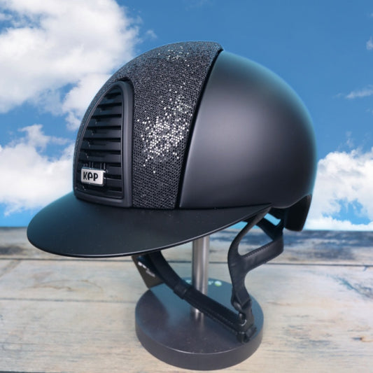 KEP ITALIA - Cromo 2.0 Reithelm - Schwarz Glitter