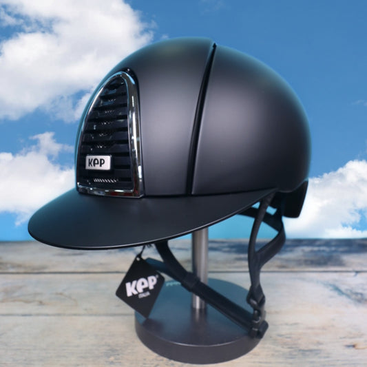 KEP ITALIA - Cromo 2.0 Reithelm - Schwarz Matt