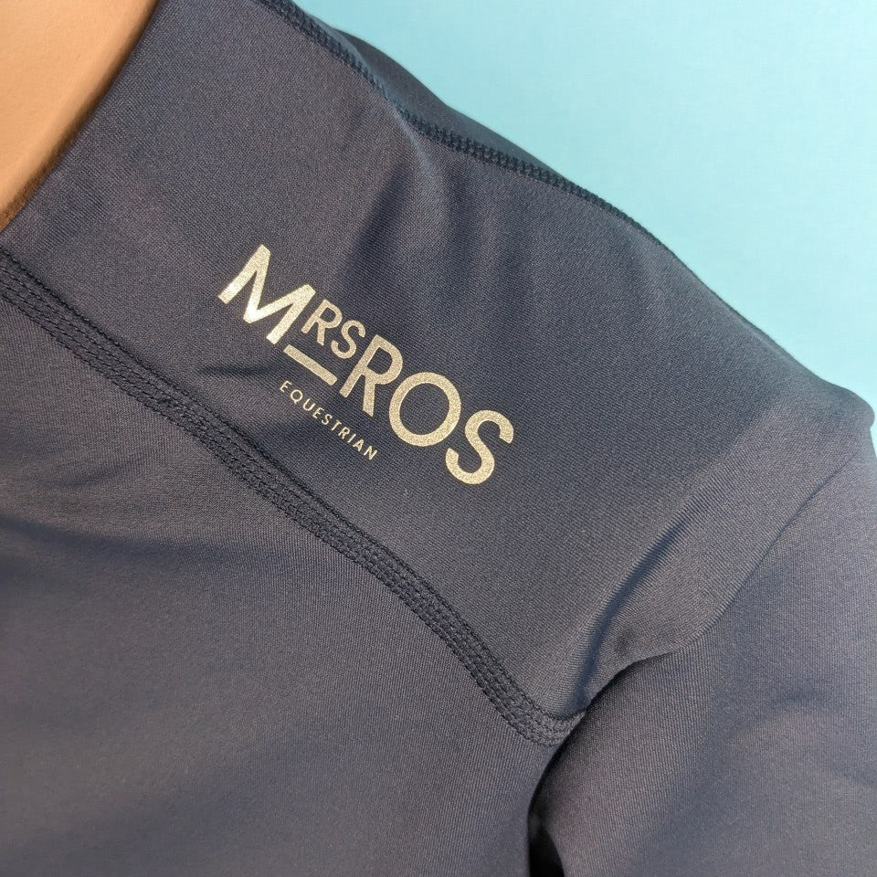 MRS.ROS  - Short Sleeve Training Top - true navy