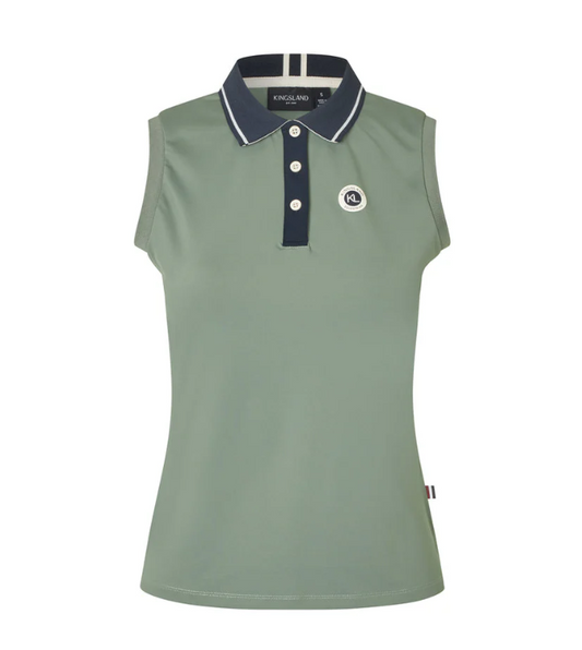 Kingsland - KLLaura Ärmelloses Top aus Polostoff für Damen