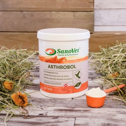 SanoVet Arthrobol - Nährstoffe unterstützen gleichzeitig die Gelenke, Sehnen und den Muskelaufbau