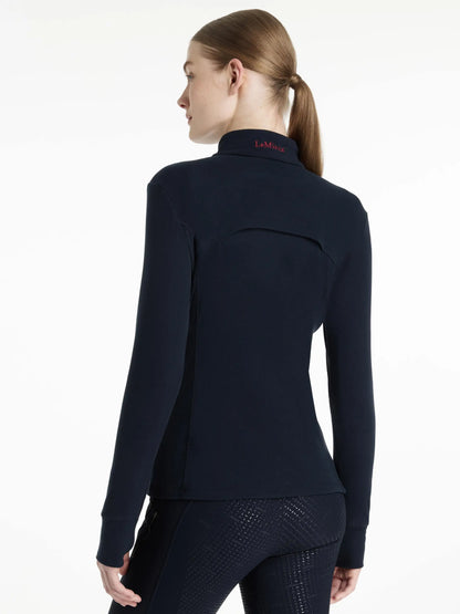 LeMieux  - Frances Quarter Zip Fleece Top Damson
