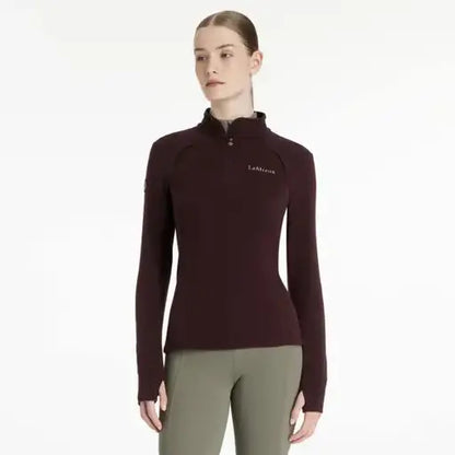LeMieux  - Frances Quarter Zip Fleece Top Damson