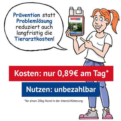 GladiatorPLUS Hund - Unterstütze deinen Hund ganzheitlich – mit nur einem Schluck pro Tag!