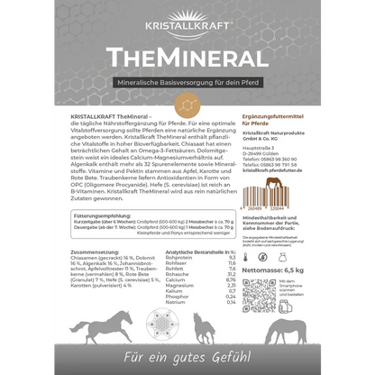 Kristallkraft TheMineral - organische Basisversorgung mit Vitalstoffen