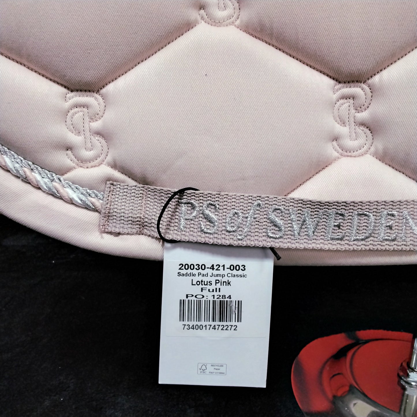 PS of Sweden Saddle Pad Jump Classic Lotus Pink FULL