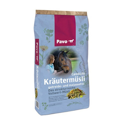 Pavo Care4Life - Kräutermüsli für die tägliche Fütterung