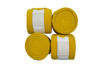 MATTES Fleece Bandage - Bandagen-4er Set in curry