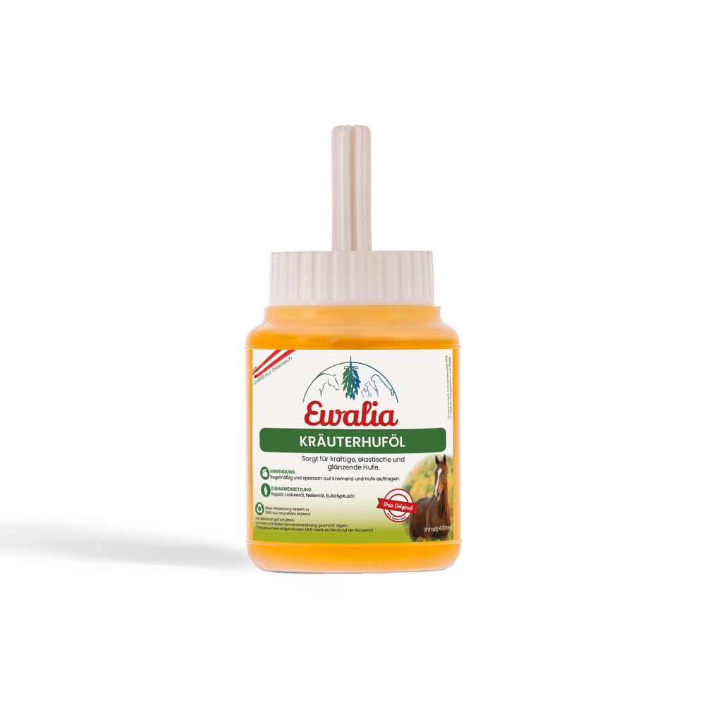 Ewalia Kräuterhuföl - für elastische Hufe - aus natürlichen Pflanzenölen