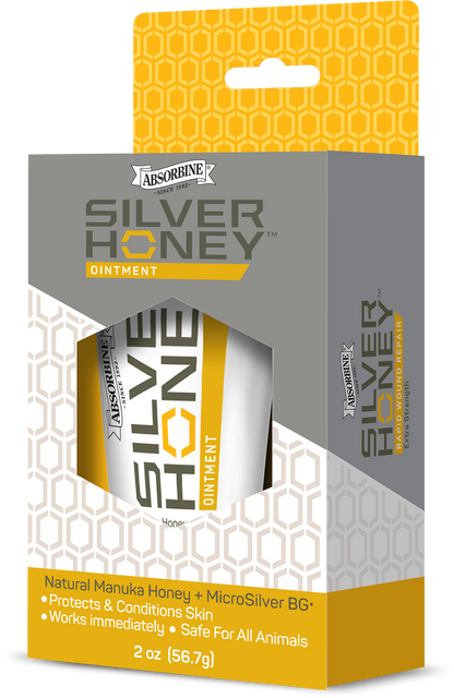 Absorbine Silver Honey Wundpflege-Salbe - mit Manuka Honig, Neem & Micro Silver